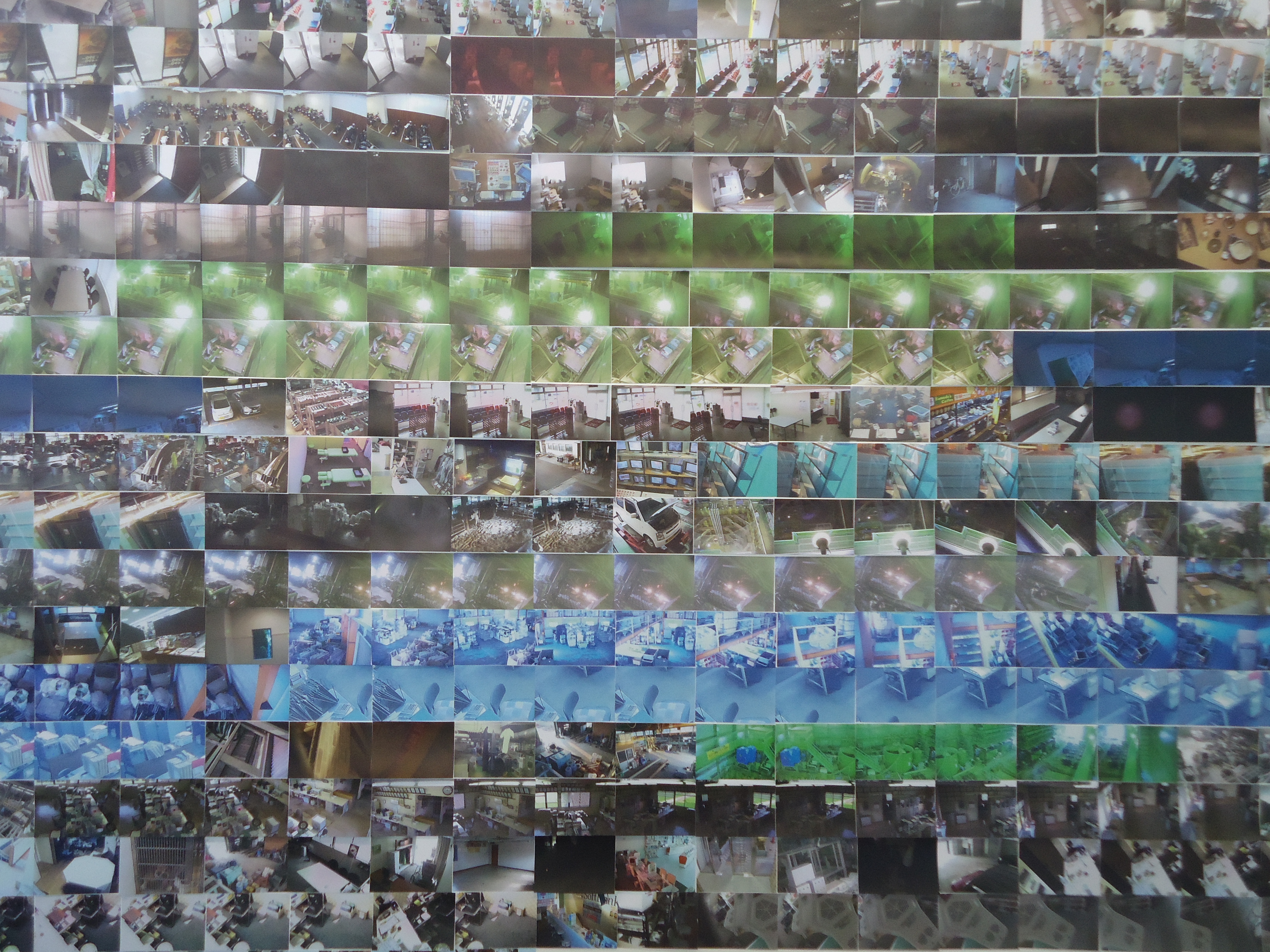 A tile of many different photos taken with publically accessible IP cameras